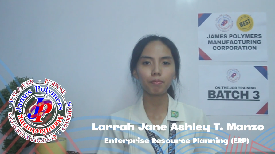 Larrah Jane Ashley T. Manzo delivers her inspiring testimony of dedication.